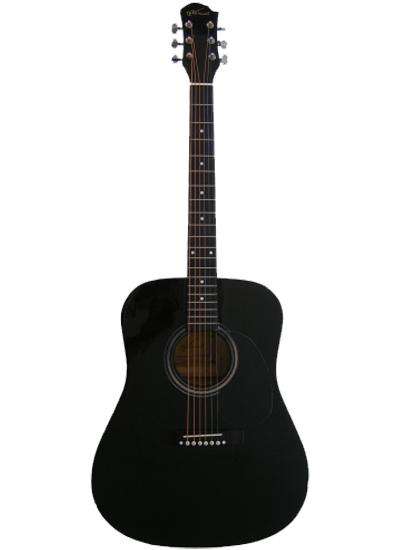Maxwell Linden Dreadnought Guitar - Black