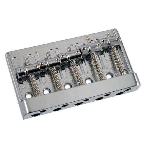 5-String Bass Bridge - Chrome