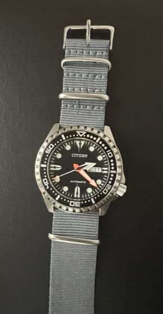 24mm Nato Watch Strap Grey