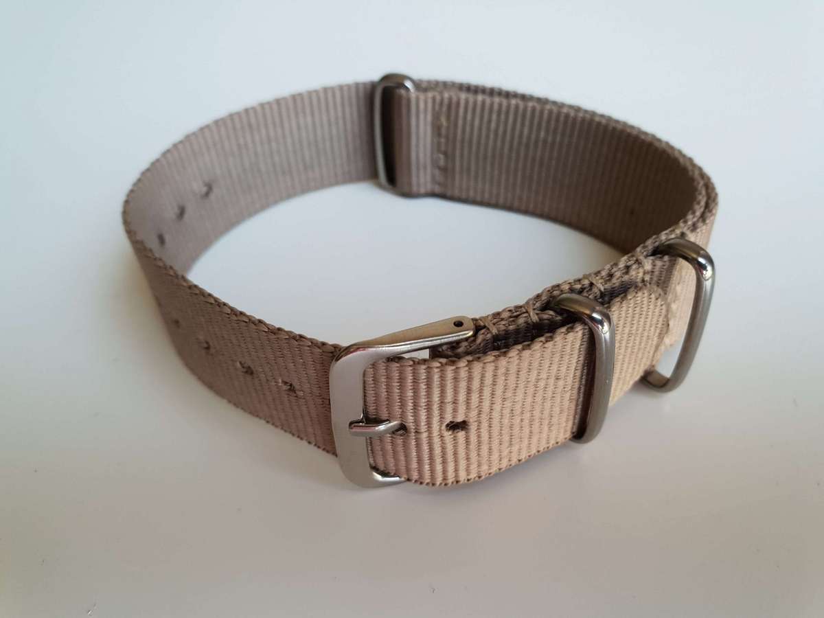 20mm Nato Watch Strap Beige