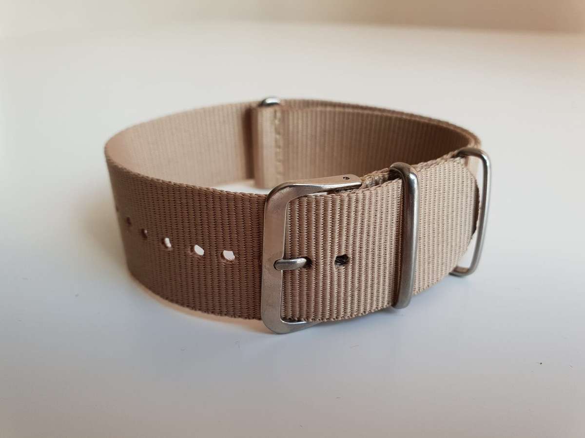 24mm Nato Watch Strap Beige