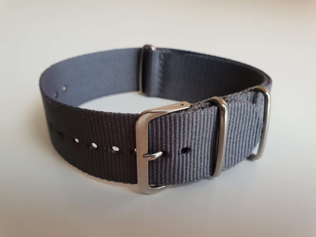 24mm Nato Watch Strap Grey