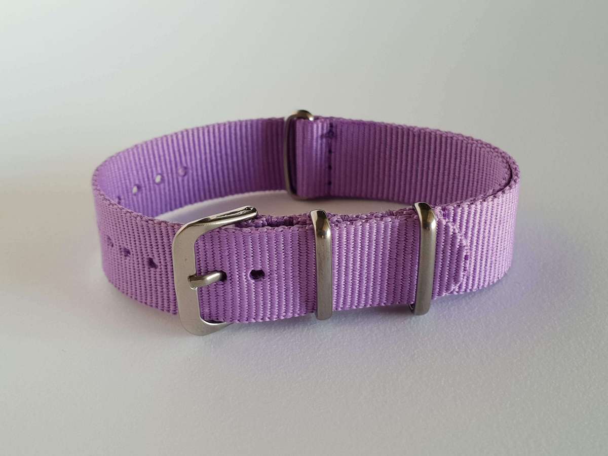 18mm Nato Watch Strap Lilac