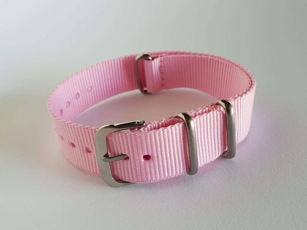 18mm Nato Watch Strap Pink