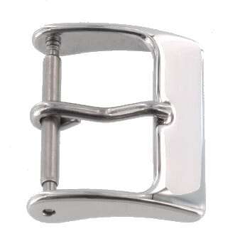 Watch Buckle Polished Stainless Steel - WB100 - 16mm
