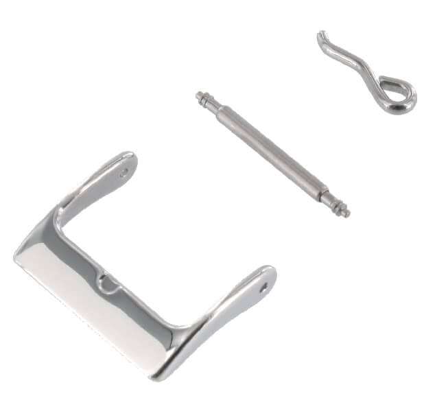 Watch Buckle Polished Stainless Steel - WB100 - 16mm