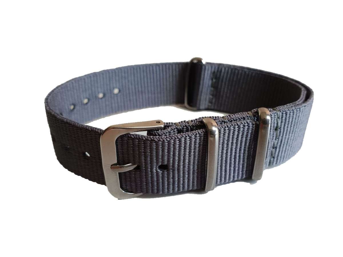 24mm Nato Watch Strap Grey