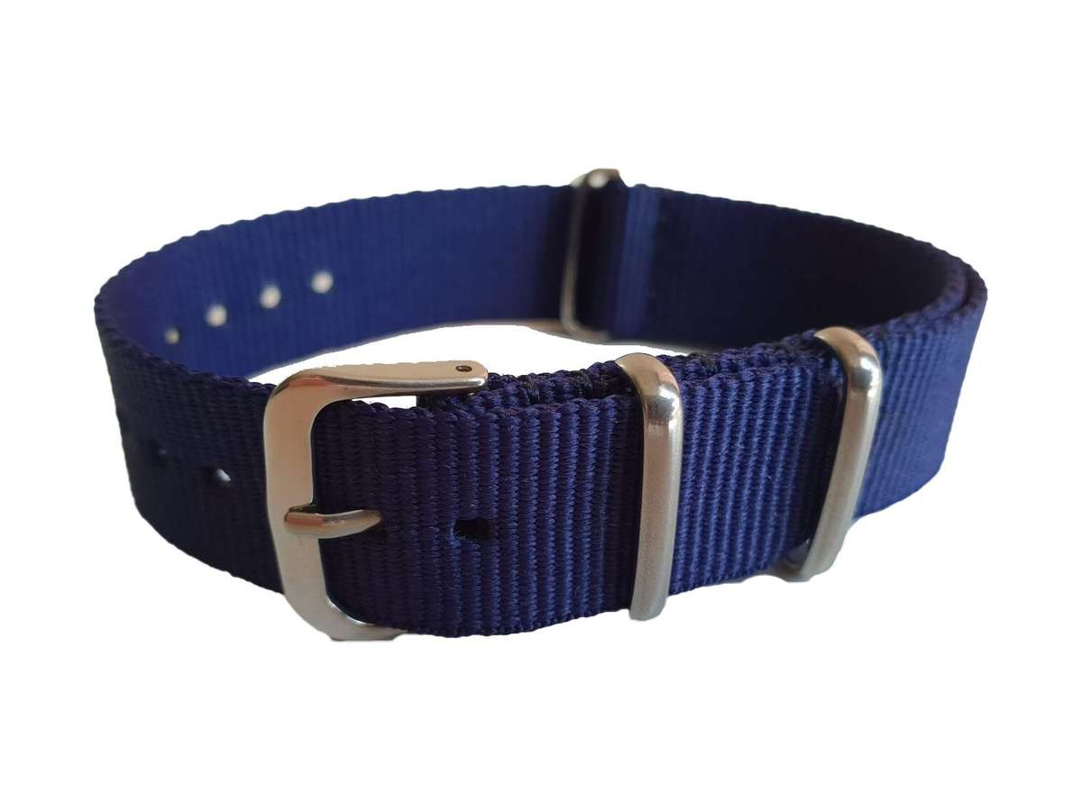 24mm Nato Watch Strap Navy Blue