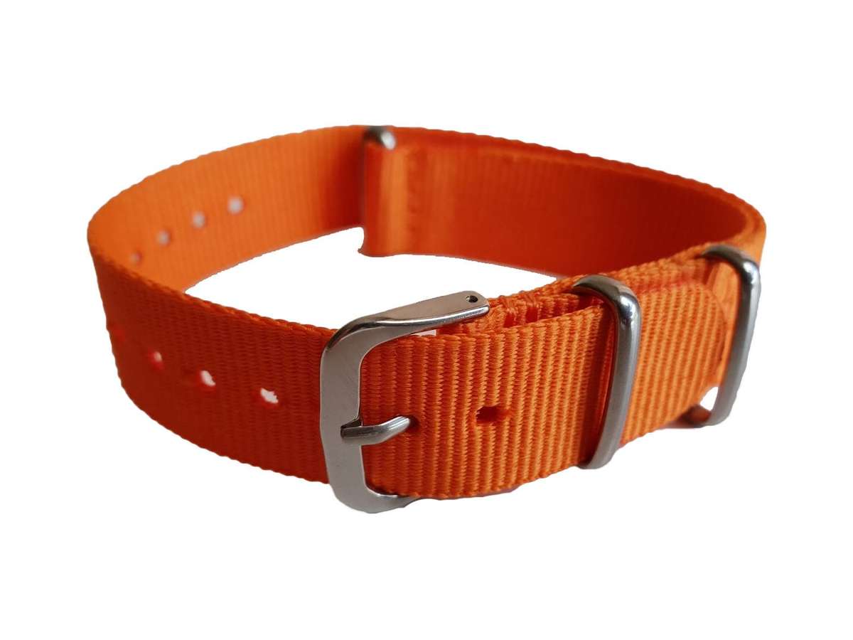 24mm Nato Watch Strap Orange