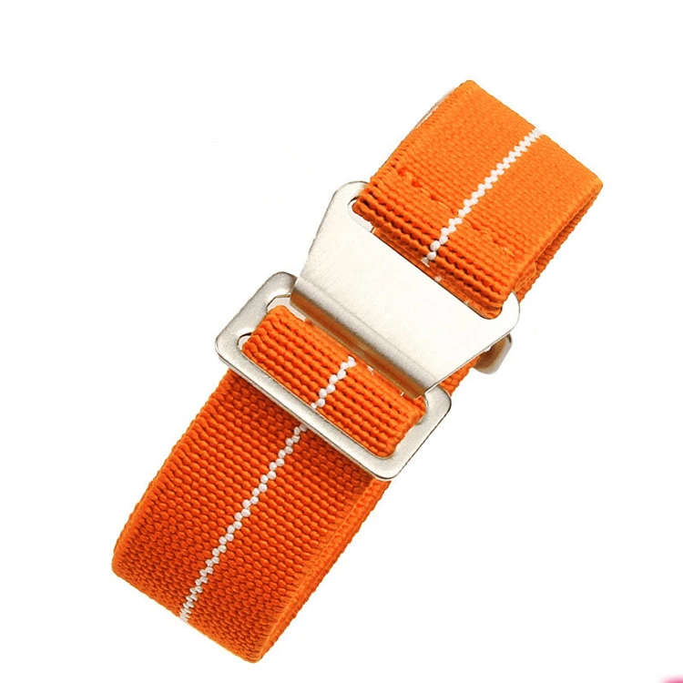 18mm Paratrooper Watch Strap Orange/White