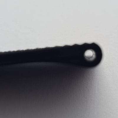 22mm Silicone Waffle Strap Black