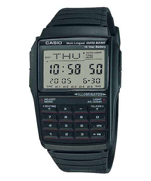 Casio Databank DBC-32-1ADF Calculator Watch