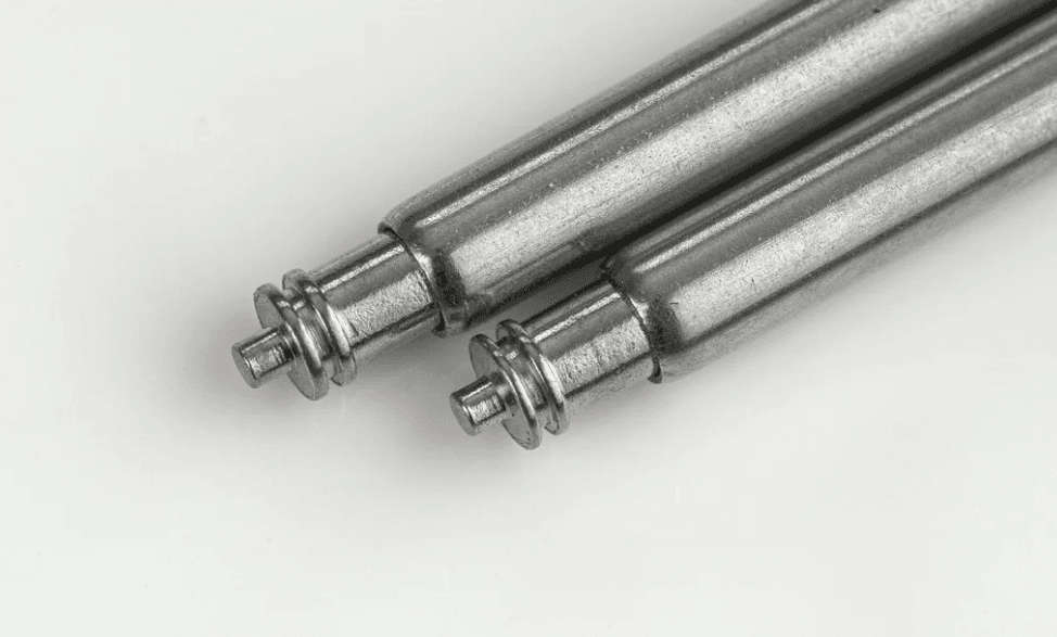 2.5mm Fat Spring Bars (Pair of 2) - With Flanges/Collars