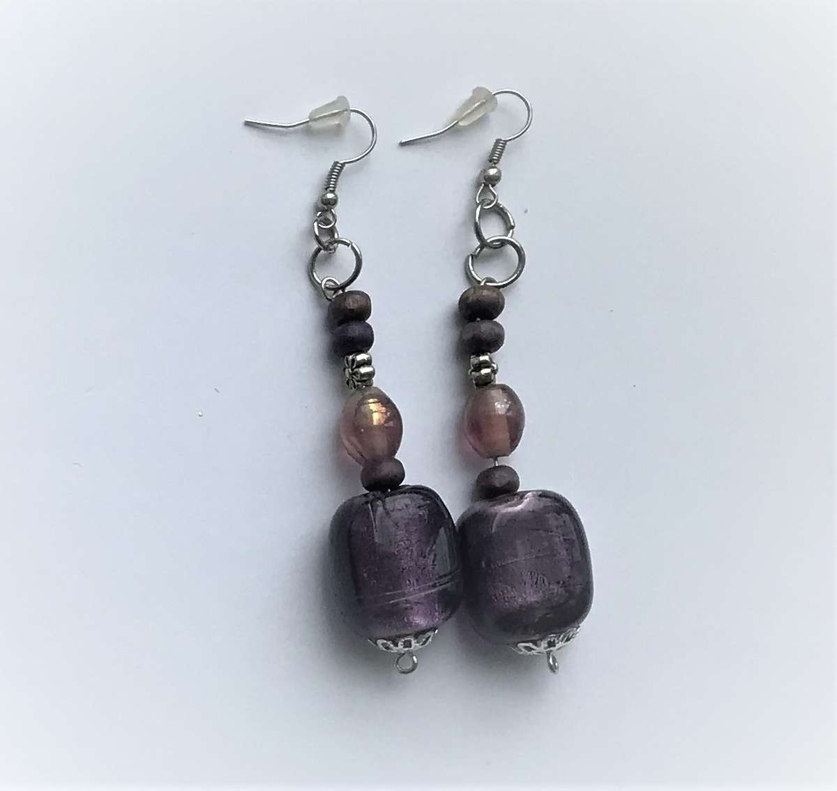 Dark Amethyst Earrings