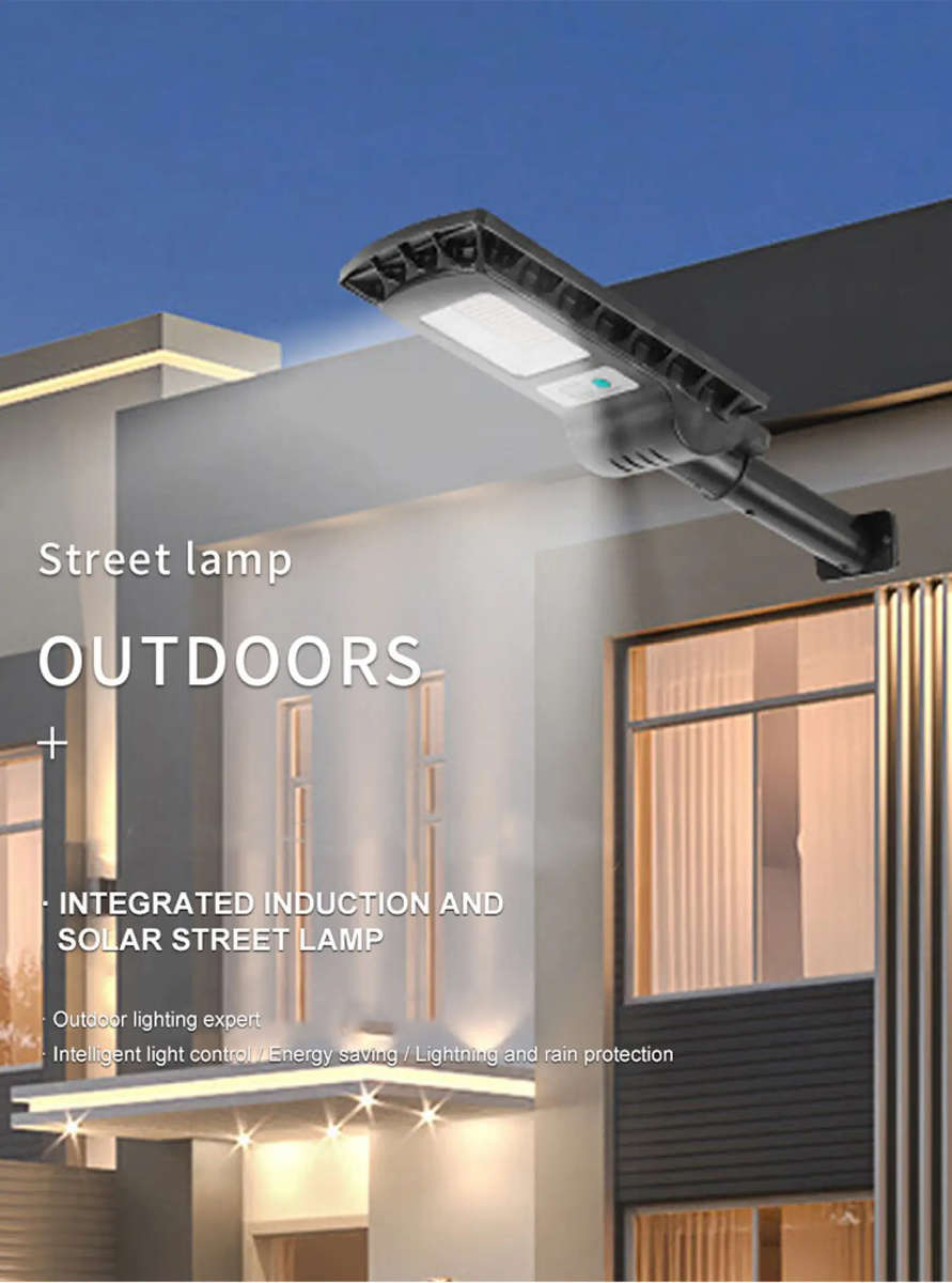 240W Solar Sensor Street Light with Remote Control & Pole Motion Sensor [220 LEDs] **SUPER BRIGHT**