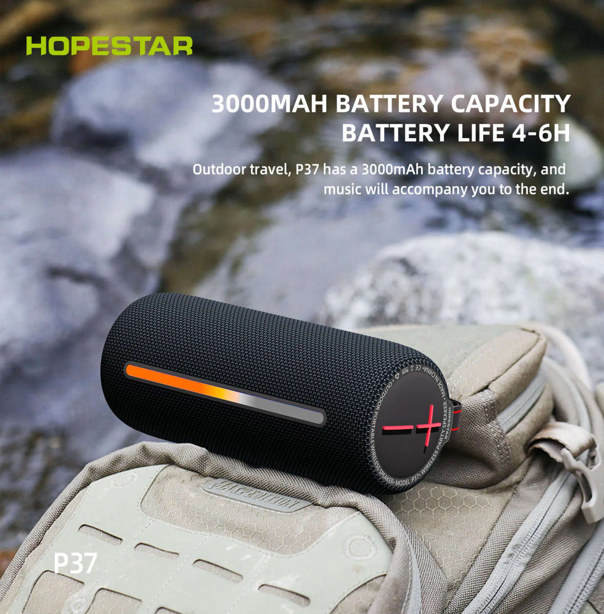 RBG waterproof Light outdoor wireless bluetooth speaker