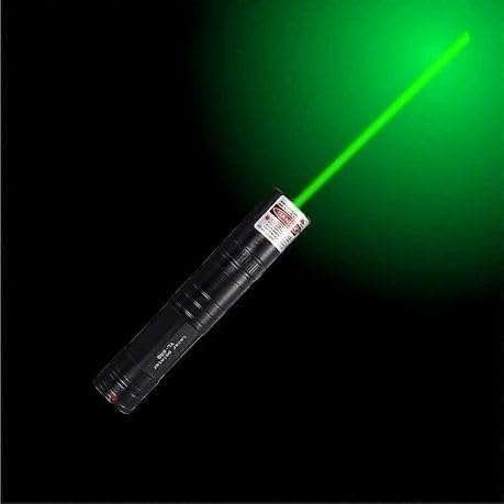 High Power Green Laser Pointer with Turn Switch Key, Black