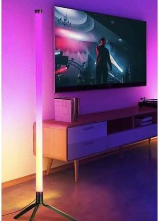 RGB LED Floor Lamp, Color Changing Corner Light, Gaming Room Decoration