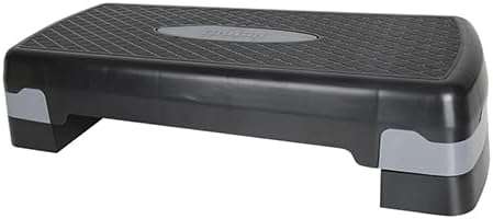 Aerobic Exercise Step Platform with Raisers, Home & Gym Workout Stepper