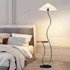 Luma Bella Modern Floor Lamp with Integrated Tray Table