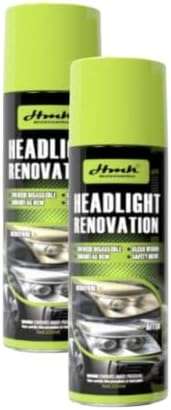 Headlight Restoration Spray, Professional Car Headlamp Spray, 2-Pack