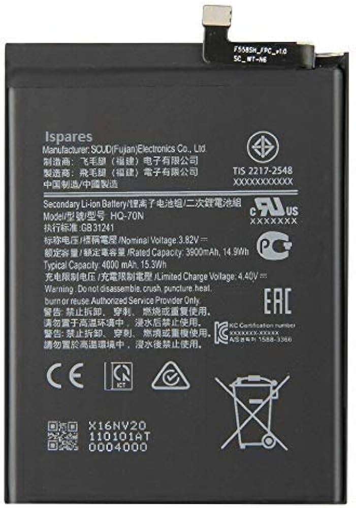 Samsung A11 Battery - 1 Year Warranty