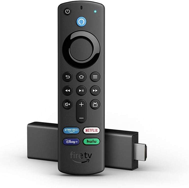 Fire TV Stick 4K Streaming with latest Alexa Voice Remote (includes TV controls), Dolby Vision