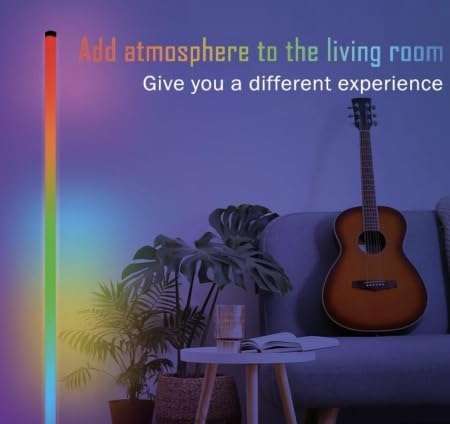 RGB LED Floor Lamp, Color Changing Corner Light, Gaming Room Decoration