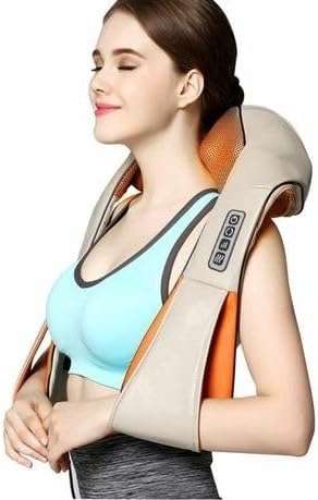 Neck Back Shoulder Massager with Deep Kneading Massage Pillow Brand