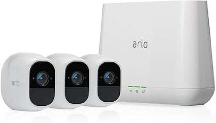 Arlo Essential Spotlight Camera - 3 Pack - Wireless Security, 1080p Video Open Box