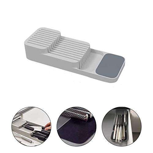 2 Tier Knife Drawer Tray Organizer