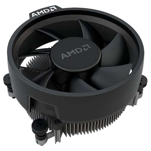 AMD Wraith Stealth Socket AM4 4-Pin Connector CPU Cooler with Aluminum Heatsink & 3.93-Inch Fan