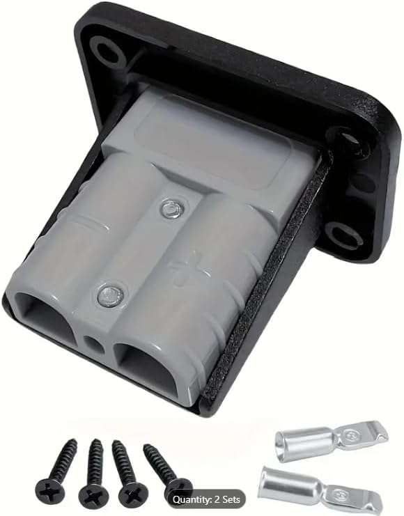 Flush Mount Anderson Plug 50a Connector Kit Mounting Bracket