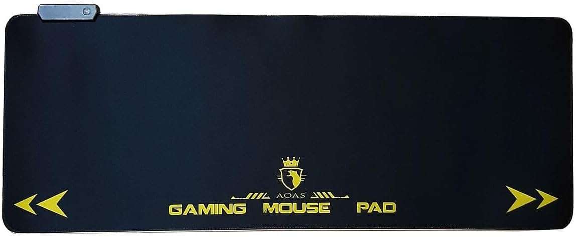 AOAS GAMING MOUSE PAD with AMBIENT RGB LIGHTING, WATERPROOF DESIGN - S4000