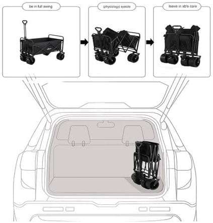 LARGE Foldable Trolley Wagon