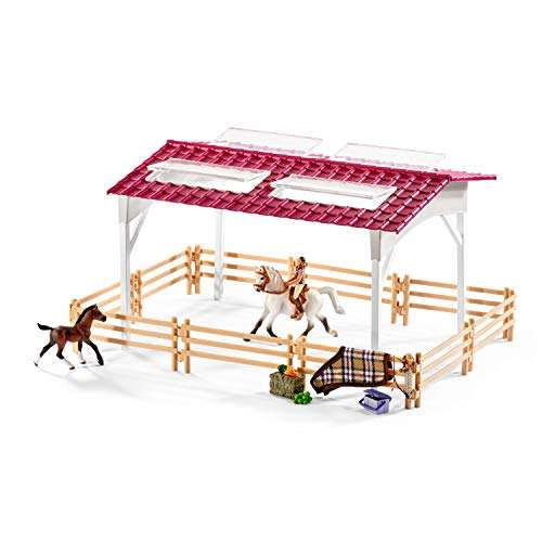 Schleich Horse Club, 44-Piece Playset, Horse Toys for Girls and Boys 5-12 years old Riding Center...