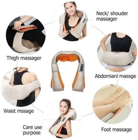 Neck Back Shoulder Massager with Deep Kneading Massage Pillow Brand