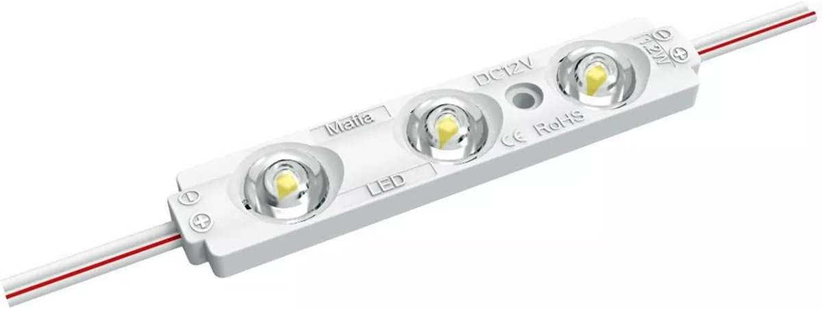 20×1W SIGN LED DC 12V 3 SMD MODULE WATERPROOF SUPER BRIGHT - WARM WHITE