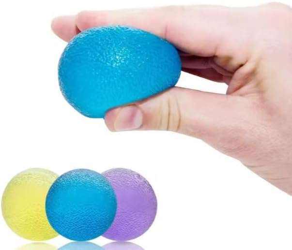 Stress Balls Hand Exercise Therapy-Multi-colour-Pack of 3
