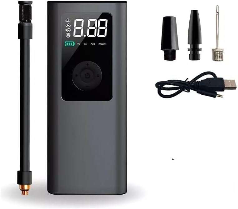 2000mAh Portable 150 Psi Cordless Tire Inflator Air Compressor with Built in Led Light