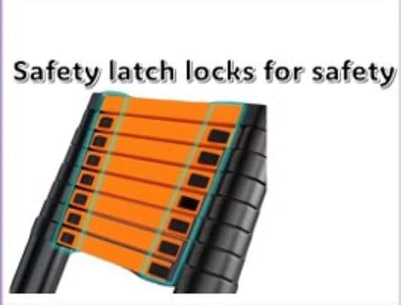 Carbon steel telescopic ladder (Seven-step straight ladder 2.7M)