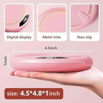 Beverage Cup Warmer Auto Shut-Off Coffee Warmer Pad for Office Home Desk Use USB Electric Cup Warmer