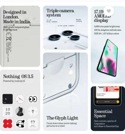 Nothing Phone (3a) Lite 5G 256GB  8GB RAM | Mixed Colours | Brand New