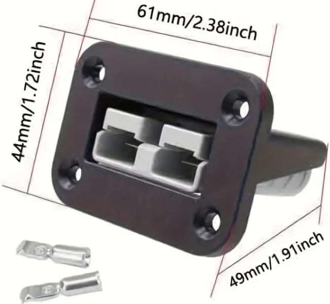 Flush Mount Anderson Plug 50a Connector Kit Mounting Bracket