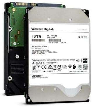 Western Digital Ultrastar DC HC520 12TB 7200 RPM 4Kn SAS 12Gb/s