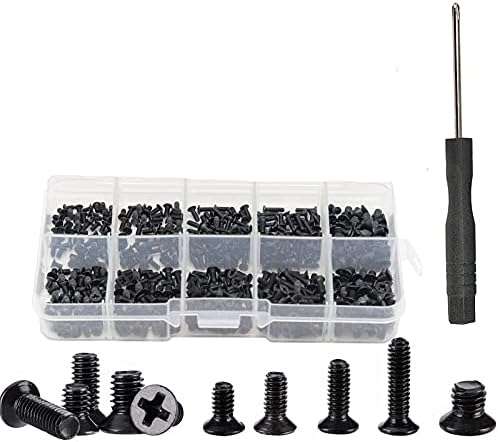 250pcs/set M2 M2.5 M3 Screws Flat Head Phillips Screws Laptop Notebook Screws Set Kit Assorted250pcs