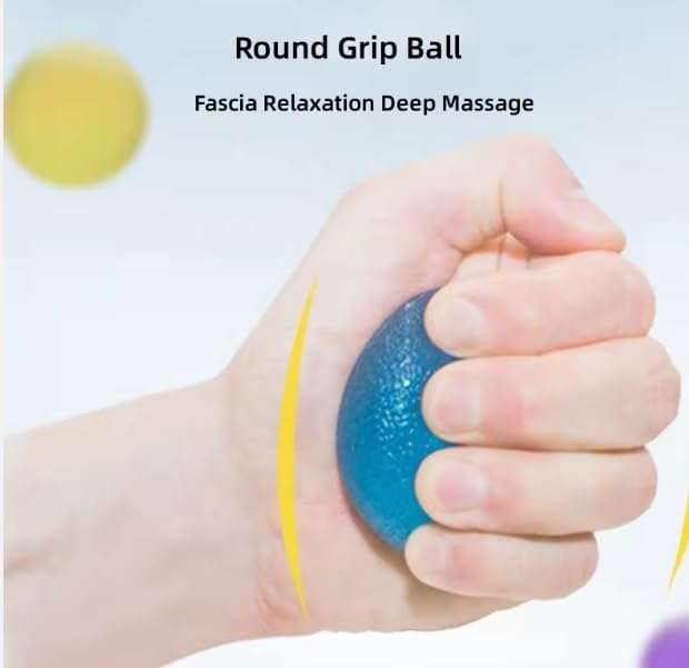 Stress Balls Hand Exercise Therapy-Multi-colour-Pack of 3