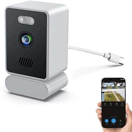 MINI wi-fi camera 3mp 2k Window Camera, Giracam 3mp 2k Window Camera,With Night Vision, for Home Sec