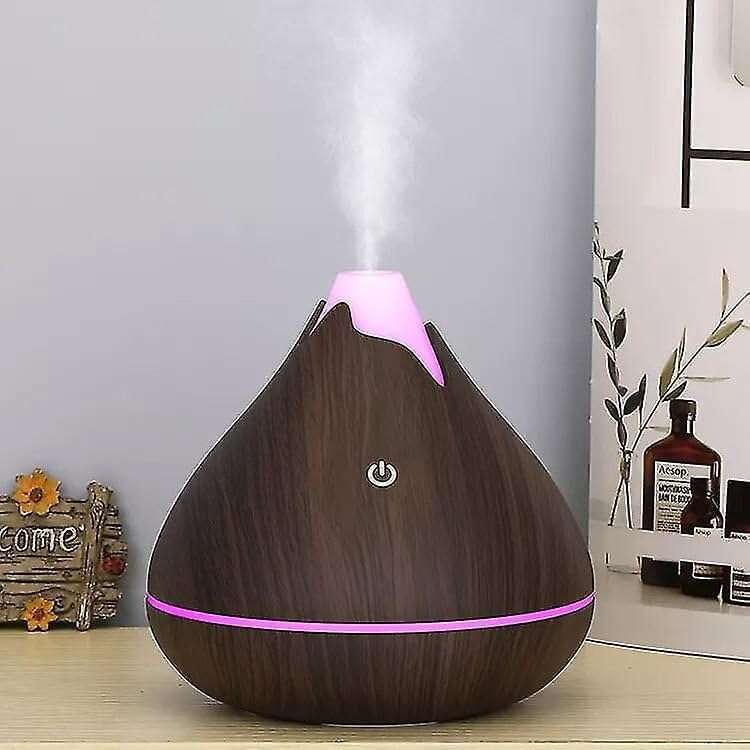 350ml Xiaoxushan LED humidifier - JSQ04 (DARK BROWN)
