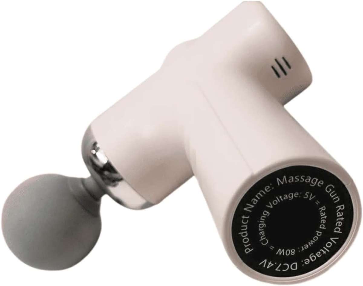 PROFESSIONAL FASCIAL GUN MASSAGER HANDHELD ELECTRIC MASSAGE GUN WITH MULTIPLE ATTACHMENTS - PINK